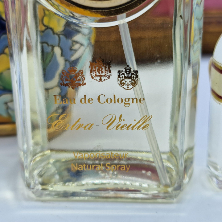 Parfum Eau de Cologne Roger & Gallet Extra Vieille, Lot de 2 avec Vaporisateur 100ml et Miniature Splash 15ml, Vintage des Anné…