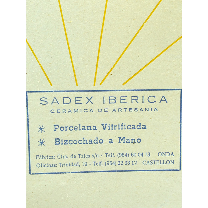 Sadex Ibérica 1960年代 黄道帯のセラミックタイル スペイン製