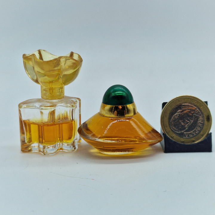 Oscar de la Renta Vintage Miniatur Parfum Set - Oscar und Volupte Flakons, 2-teiliges Sammlerstueck Set, 4ml Flaschen aus den 1…