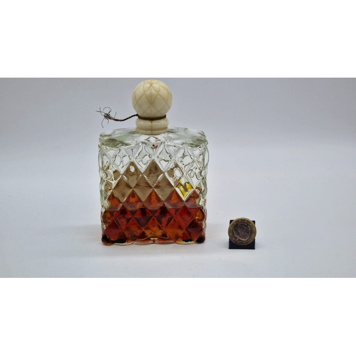 Vintage Eau de Cologne Fles, Antieke Parfumfles, Blavi S.L. Colonia 1800, Glas met 30% Geur, Jaren 50 Mid-Century Verzamelobject