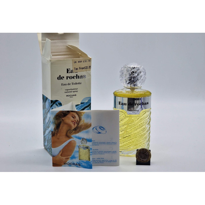 Parfum Vintage Eau de Rochas EDT 100 ml (Années 90)