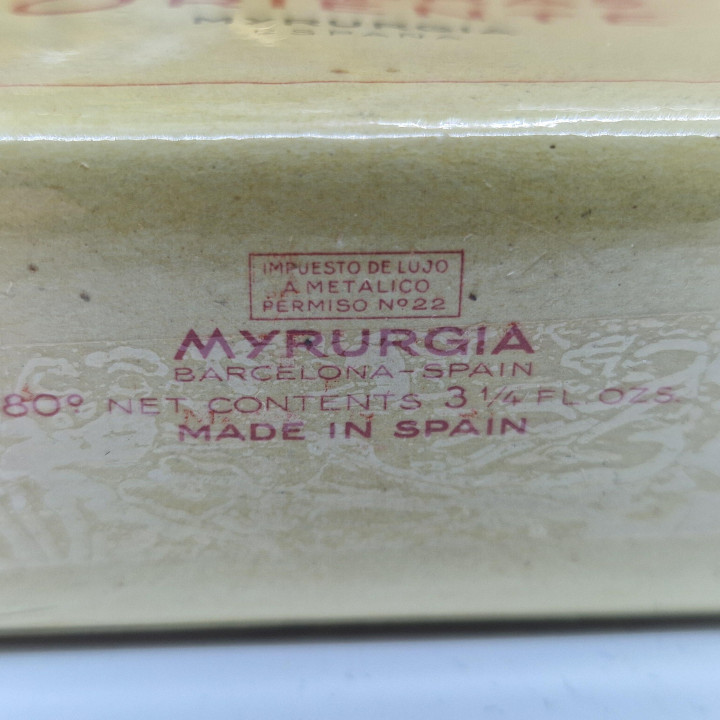Винтажный одеколон Myrurgia Maderas de Oriente 100 мл - Запечатанные старые духи оригинальная коробка слюда, 1950-е 1960-е редк…