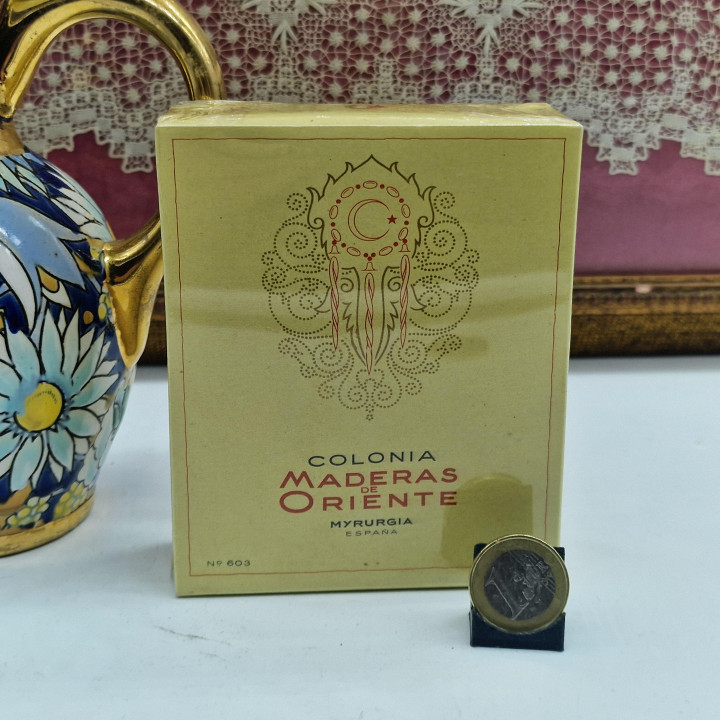 Colónia Vintage Myrurgia Maderas de Oriente 100ml - Perfume Antigo Selado com Caixa Original e Celofane, Anos 50 60 NOS Raro Co…