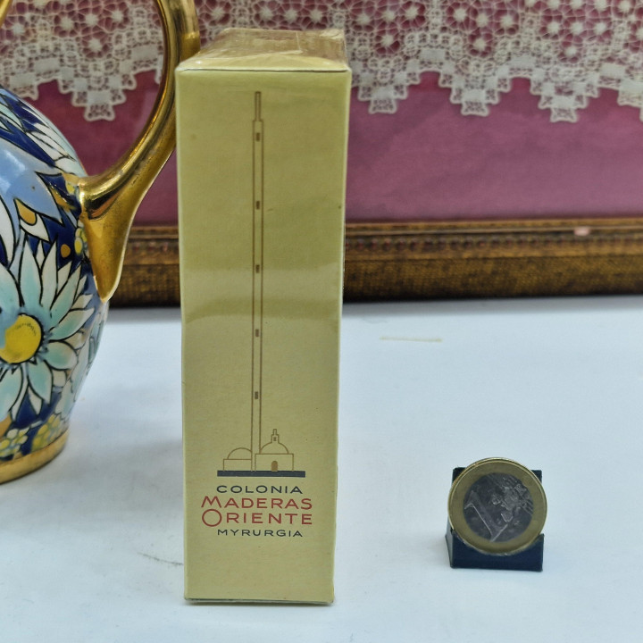 Colónia Vintage Myrurgia Maderas de Oriente 100ml - Perfume Antigo Selado com Caixa Original e Celofane, Anos 50 60 NOS Raro Co…