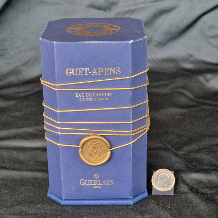 Perfume Guerlain Guet-Apens Eau de Parfum 120ml - Edición Limitada 1999, Frasco Lanterne Vidrio Azul Cobalto, Fragancia Vintage…