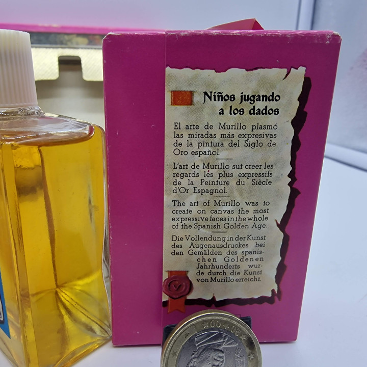 ヴィンテージコロンと石鹸セット, Productos Vera Siglo de Oro, 100ml未開封ボトルと石鹸2個, 1970年代アンティークラグジュアリーギフトボックス