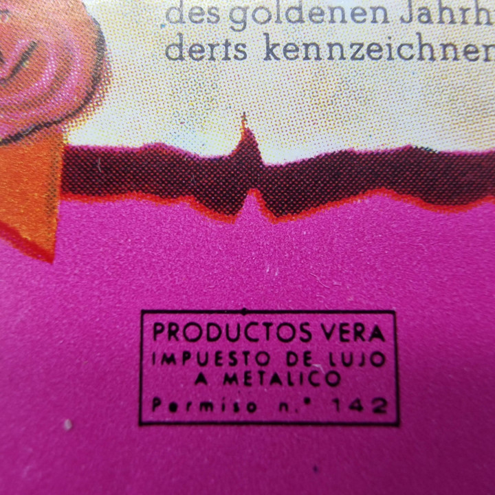 Coffret de Cologne et Savon Vintage, Productos Vera Siglo de Oro, Flacon 100ml Scellé et 2 Savons, Boîte de Luxe des Années 1970