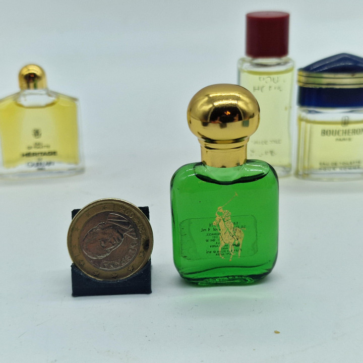 Lote 5 Miniaturas Perfume Homem Vintage, Chanel Egoiste, Guerlain Heritage, YSL, Polo, Boucheron, Fragrancias de Colecao Anos 8…