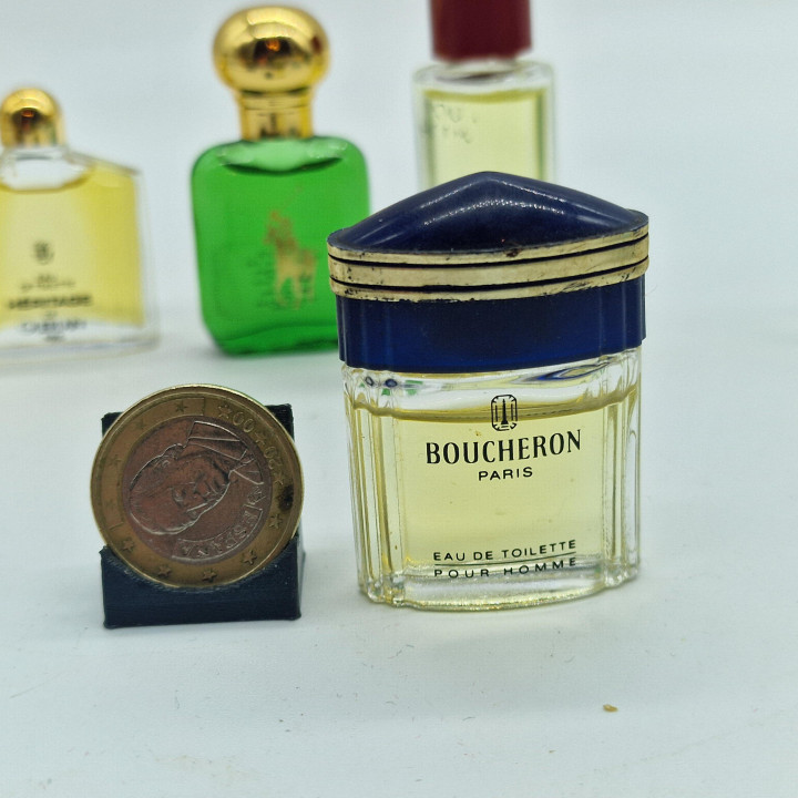 Lote 5 Miniaturas Perfume Homem Vintage, Chanel Egoiste, Guerlain Heritage, YSL, Polo, Boucheron, Fragrancias de Colecao Anos 8…