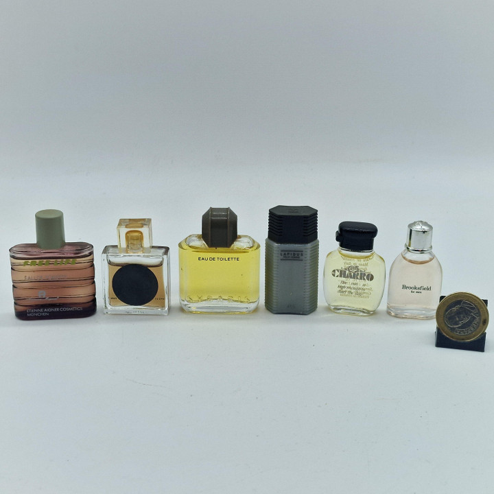 Zestaw Miniatur Perfum Męskich Vintage 1980-1995 (6 szt.)