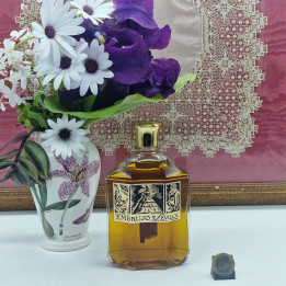Flacon Parfum Myrurgia Embrujo de Sevilla 200ml, Bouteille Verre Art Deco et Metal, Espagne Annees 40 Rare El Aeroplano Collect…