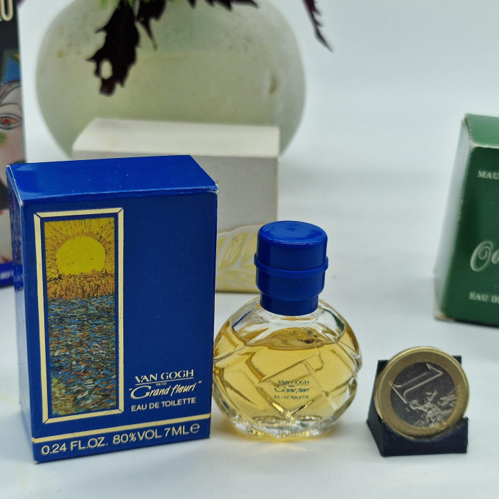 Zestaw 5 Miniatur Perfum Vintage, Michelangelo Chapeau, Shalom Judith Muller, Van Gogh, Maurella Zapachy Kolekcjonerskie, Lata…