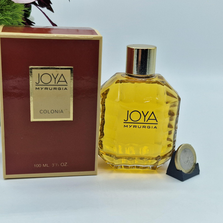 Vintage Eau de Cologne Parfum, Myrurgia Joya 100 ml met Originele Doos, Spaanse Geur Jaren 80, Verzamelobject Fles