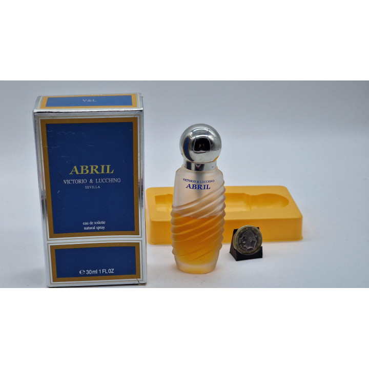 Vintage Parfum Abril van Victorio & Lucchino EDT 30ml met Doos - Verzameling Antonio Puig 1995 Originele Geur, Zeldzaam