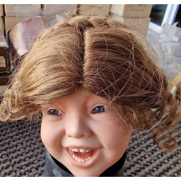 Peluca Vintage Global Dolls Joni 33-35.5 cm Kanekalon NOS
