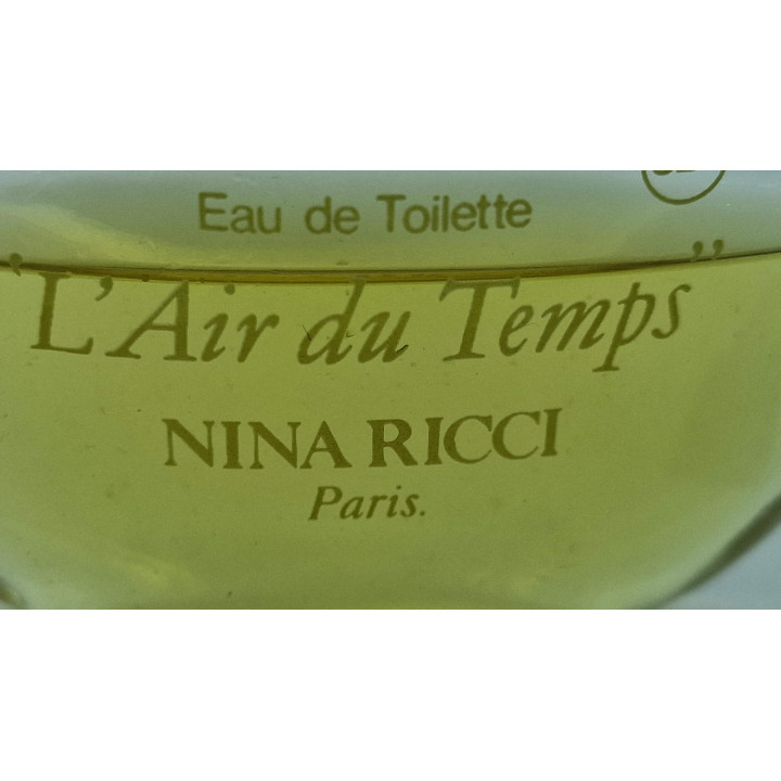 Profumo Vintage Nina Ricci L'Air du Temps EDT, Bottiglia Lalique 100ml con 50ml, Fragranza da Collezione Anni 80 con Scatola