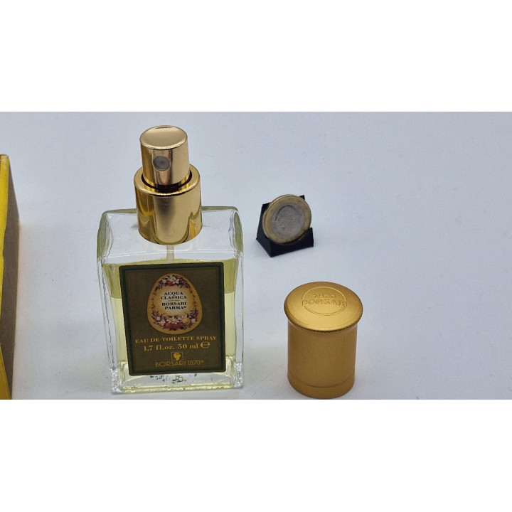 Vintage Parfum Eau de Toilette Spray - Borsari Parma Acqua Classica 50 ml Italiaanse Geur Verzamelaarsobject circa 2000 Origine…