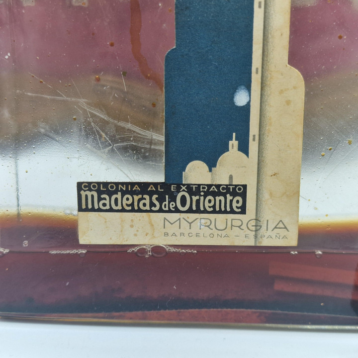 Antique Myrurgia Maderas de Oriente 1L Display Bottle