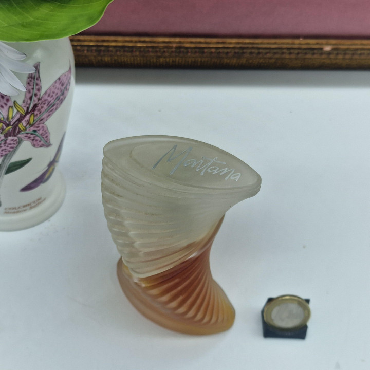 Claude Montana Parfum de Peau Eau de Toilette, Perfumy Vintage Lata 90 Oryginalna Formuła 50ml, Flakon Serge Mansau Skórzany Sz…