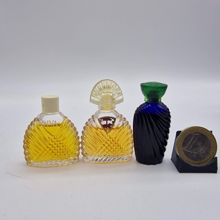 エマニュエルウンガロ ディーバ＆ウンガロ ヴィンテージ ミニ香水 3本セット フランス製 レア コレクター向け ミニチュアボトル 4ml 5ml 1980年代 1990年代の香水