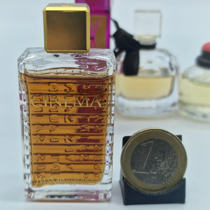 Zestaw 4 miniatur perfum YSL — Paris, Cinema, Elle, Parisienne