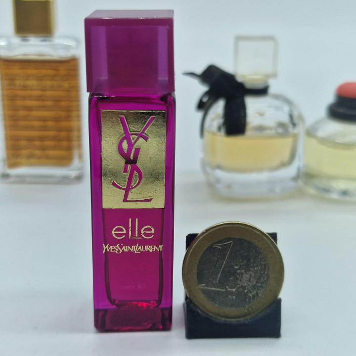 Zestaw 4 miniatur perfum YSL — Paris, Cinema, Elle, Parisienne