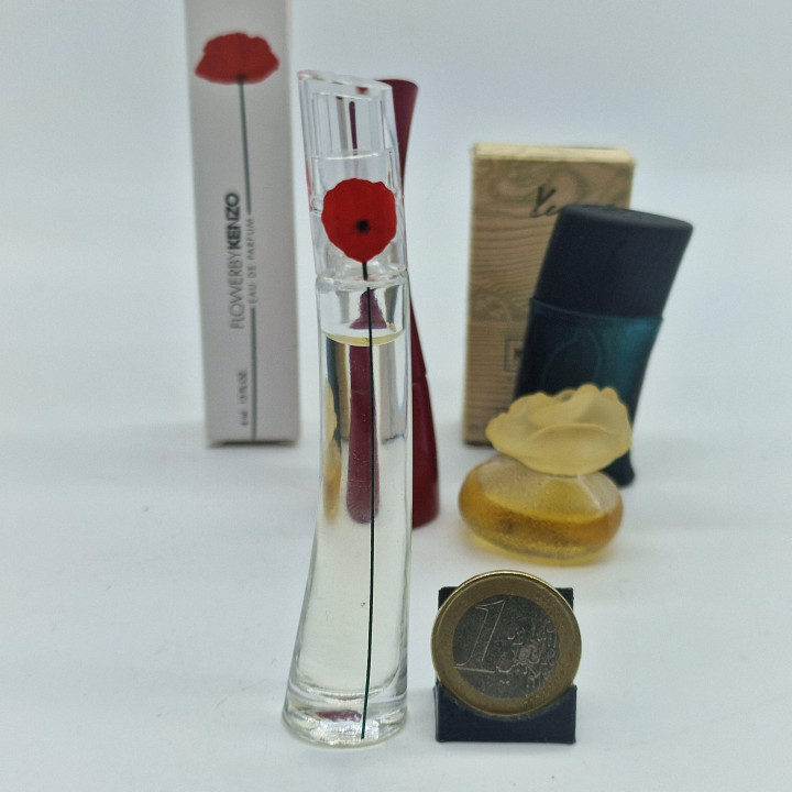Set van 4 Vintage Kenzo Miniatuur Parfums (1991-2006)