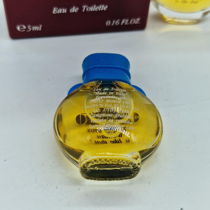 Lote de 2 Miniaturas de Perfume, El Charro Woman de Euroitalia Eau de Toilette, 5ml Cada una, Fragancias Vintage Años 80 Colecc…