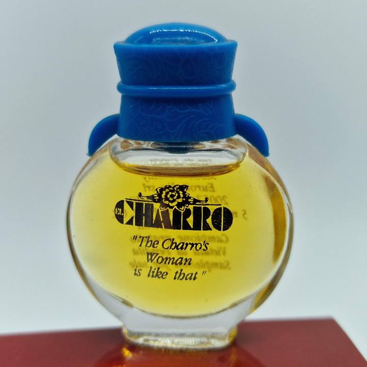 Set van 2 Parfumminiaturen, El Charro Woman van Euroitalia Eau de Toilette, 5ml Elk, Vintage Jaren 80 Collectible Geuren Italië