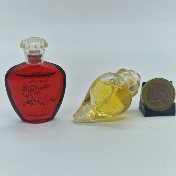 Набор винтажных миниатюр духов Christian Lacroix Tumulte и Coquille Ракушка, 2 х 5 мл Коллекционные флаконы 1999-2005