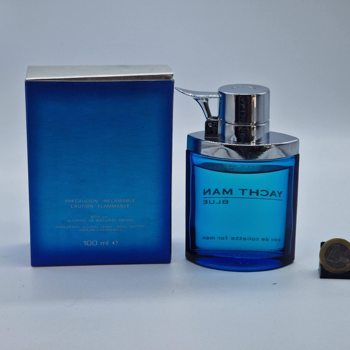 Yacht Man Blue Myrurgia Eau de Toilette 100ml Vintage Parfum voor Heren, Zeldzame Geur Barcelona Spanje met Originele Doos, Jar…