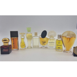 Vintage Parfüm Miniatur, Sammler Duftflakon, Paco Rabanne, Cabochard Gres, Anne Klein II, Aubusson, 1950er bis 1990er Jahre, Ra…