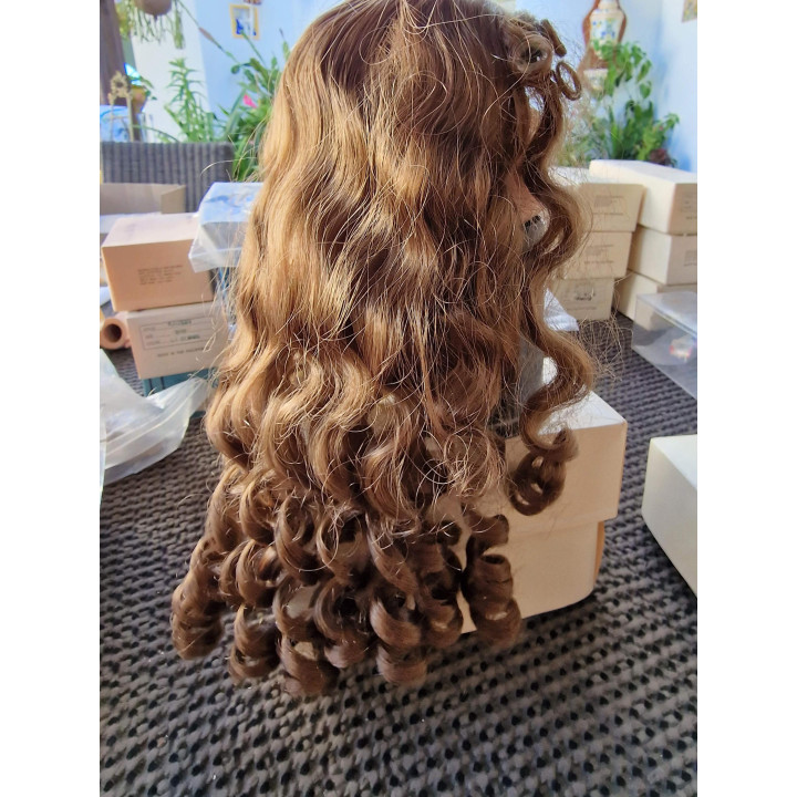 Global Dolls Atlanta 1990s Wig, Light Brown, 13-14", NOS