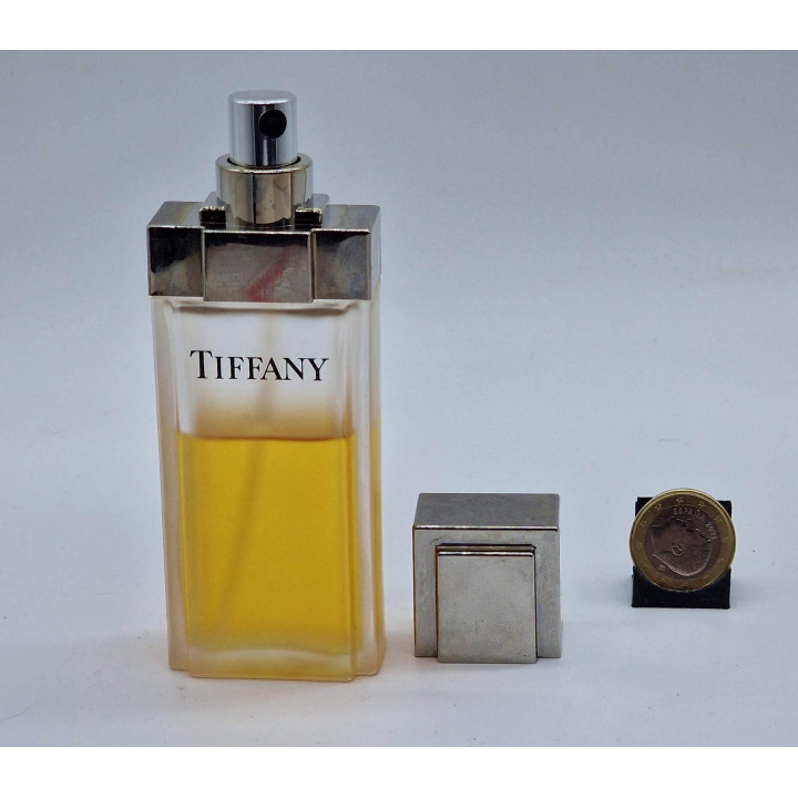 Vintage Perfume Eau de Toilette Tiffany & Co. 1987, 50ml Spray Bottle 60% Full, Rare Collectible 1980s Fragrance