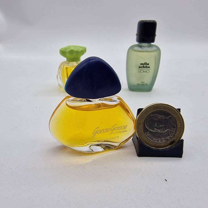 イタリア製 ヴィンテージ ミニ香水 ミニチュアフレグランス 3点セット、モリス オッキ ヴェルディ、ナポレオン ゴッチェ、ミラ ショーン ウオモ、1990年代 コレクション