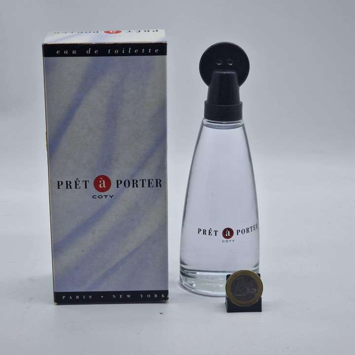 Винтажные духи Coty Pret a Porter, туалетная вода 100 мл с коробкой, цветочный цитрусовый аромат 90-х годов сделано в Испании,…