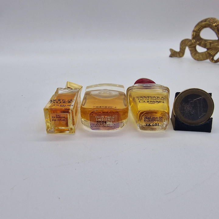 Lot de 3 Miniatures de Parfum Guerlain Vintage