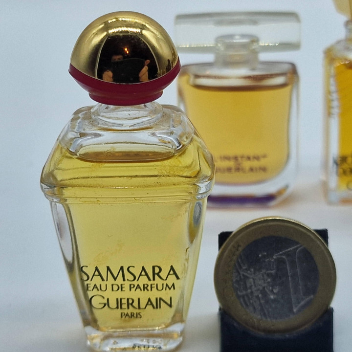 Lot de 3 Miniatures de Parfum Guerlain Vintage