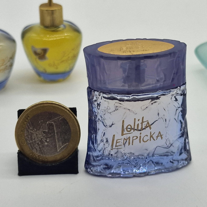 Vintage Lolita Lempicka Parfum Miniaturen, 4er Set Flakons, Le Premier, Au Masculin, L de Lolita, Sammlerstücke 5ml, 2000er Jah…