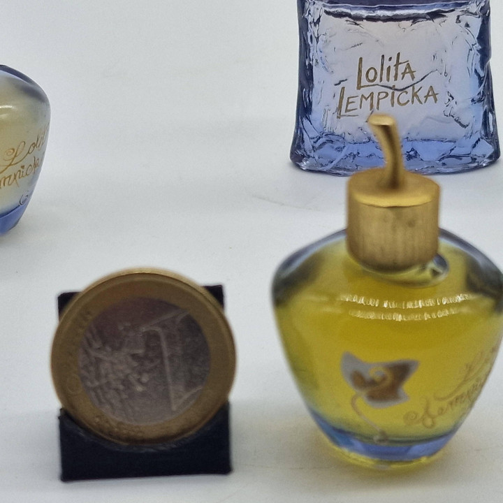 Vintage Lolita Lempicka Parfum Miniaturen, 4er Set Flakons, Le Premier, Au Masculin, L de Lolita, Sammlerstücke 5ml, 2000er Jah…