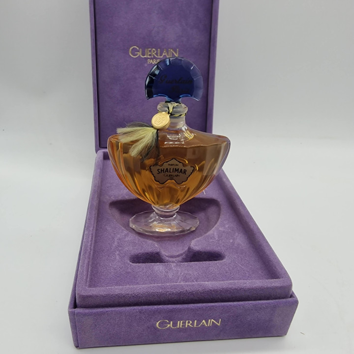 Guerlain Shalimar Extrait de Parfum 30ml Puur Parfum - Vintage 1998 Verzegelde Flacon in Fluwelen Doos, Verzamelobject