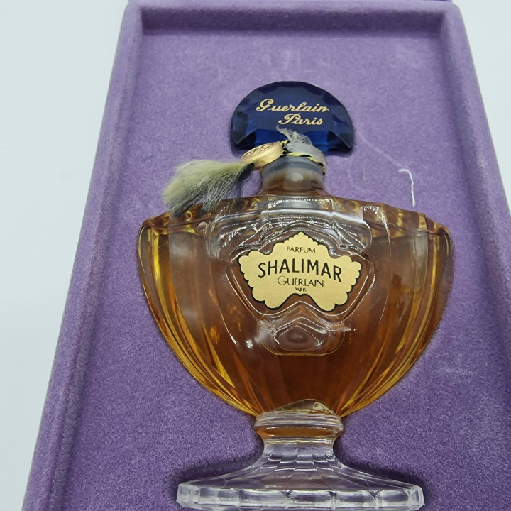 Guerlain Shalimar Extrait de Parfum 30ml Puur Parfum - Vintage 1998 Verzegelde Flacon in Fluwelen Doos, Verzamelobject
