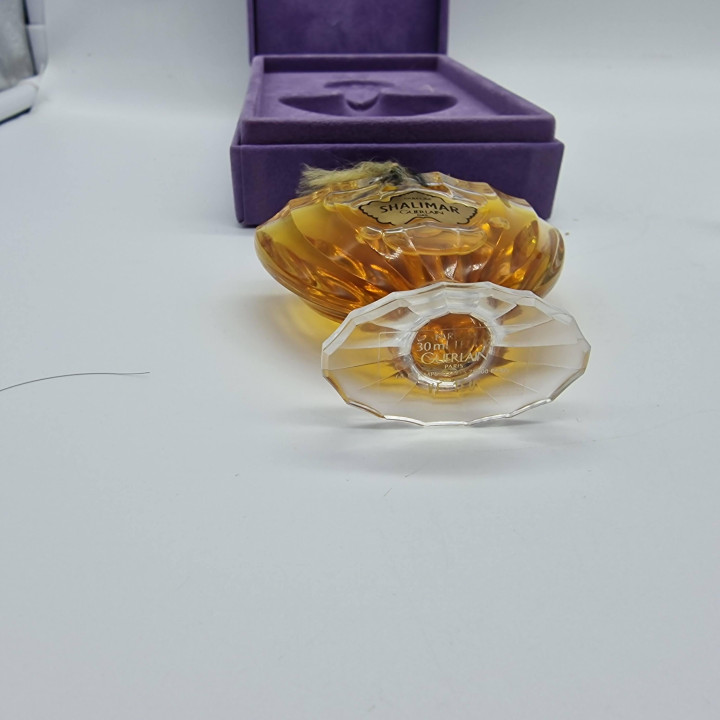 Guerlain Shalimar Extrait de Parfum 30ml Puur Parfum - Vintage 1998 Verzegelde Flacon in Fluwelen Doos, Verzamelobject