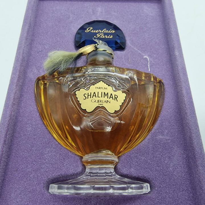 Guerlain Shalimar Extrait de Parfum 30ml Perfume Puro - Vintage 1998 Frasco Sellado en Estuche de Terciopelo, Fragancia de Cole…