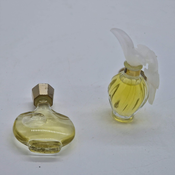 Vintage Parfum Miniaturen Nina Ricci L'Air du Temps und Farouche, 2er Set Sammler Flakons je 5ml Französischer Duft Original um…