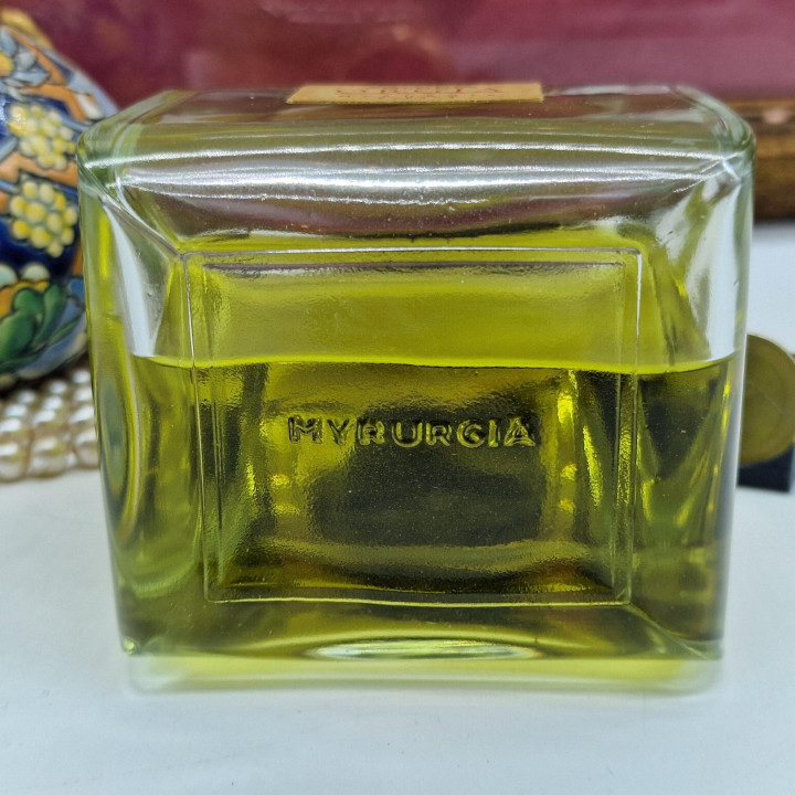 ヴィンテージコロン 香水 - ミルルギア オルギア Myrurgia Orgia - 大型ガラス瓶 ボトル 390ml 残量70% - 1970年代 スペイン製 希少 コレクター向け ビンテージ 飾りボトル