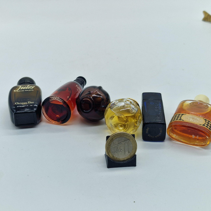 Lote de 6 Miniaturas de Perfume Christian Dior Vintage - Poison Esprit, Fahrenheit, Jules, Diorissimo, Dolce Vita, Addict Colec…