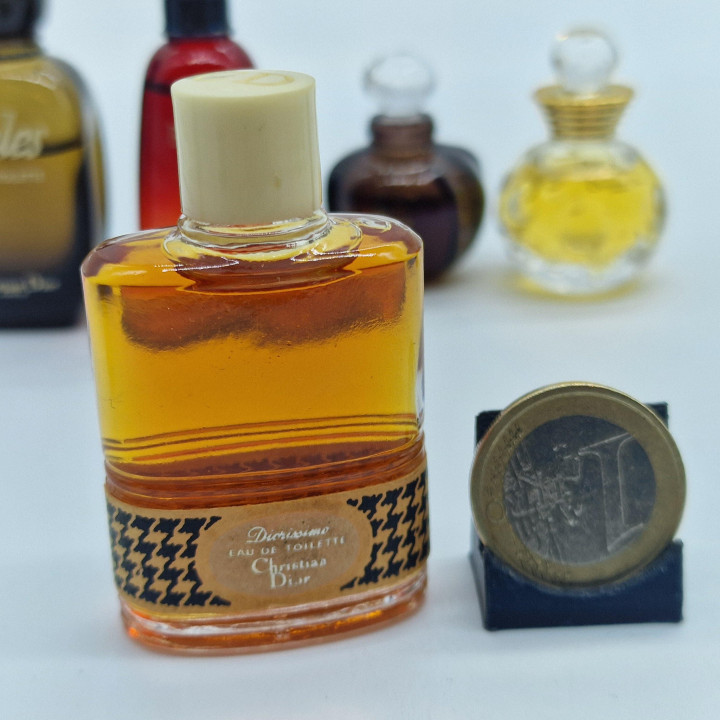 Lote de 6 Miniaturas de Perfume Christian Dior Vintage - Poison Esprit, Fahrenheit, Jules, Diorissimo, Dolce Vita, Addict Colec…