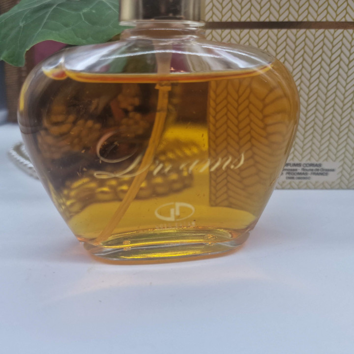 Perfume Vintage de Coleção, Dreams GD Gold Edition Parfums Corias Caixa Drogue 100ml, Grasse França Anos 90 Esprit de Parfum