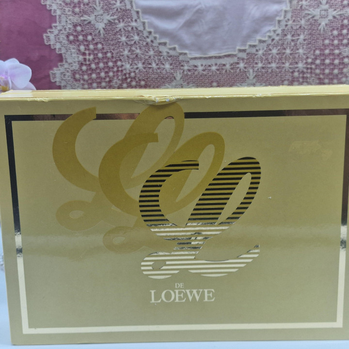 Винтажный парфюмерный набор, Loewe L de Loewe, 30 мл EDT спрей, лосьон для тела и гель для душа 75 мл, коллекционный бокс Мадри…